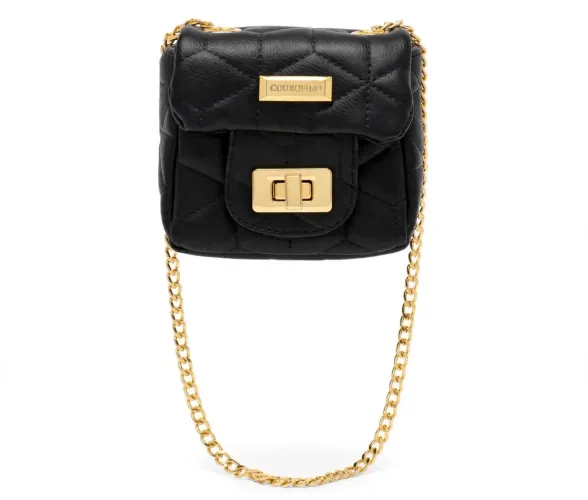 Bolsa pequena preta - courofino