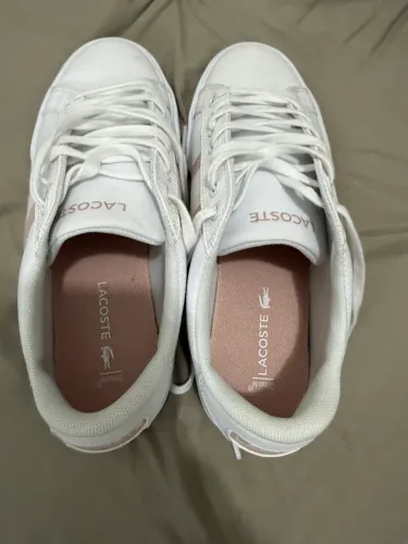Sapatênis Lacoste Feminino  Original Branco ? Excelente Estado