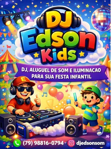 DJ , ALUGUEL DE SOM E ILUMINAÇÃO PARA SUA FESTA INFANTIL 