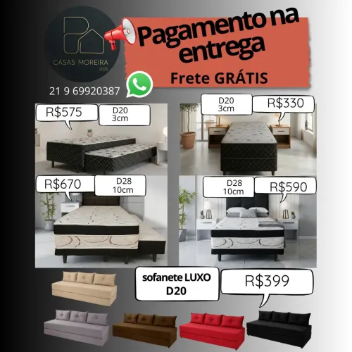 Cama Solteiro/Bicama