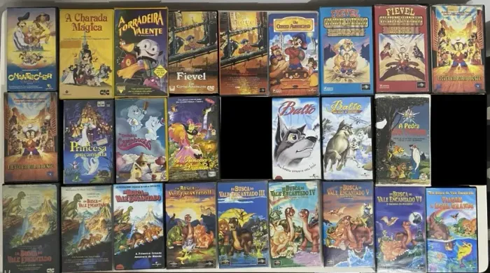 Fitas VHS Desenhos Animados