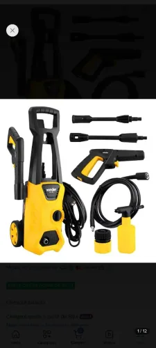 Lavadora de alta pressão VONDER MODELO LAV 1600 NOVA