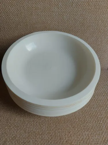 26 Pratos Plásticos - 20cm diâmetro 