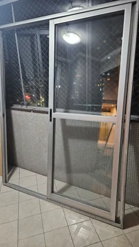 Porta de correr aluminio com vidro