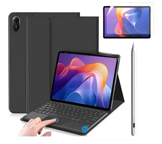 Capa com Teclado para Redmi Pad 2 com Mouse + Caneta + Película