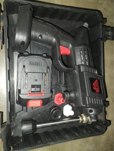 Jato Lavador de Alta Pressão Recarregável 21V com Kit Completo
