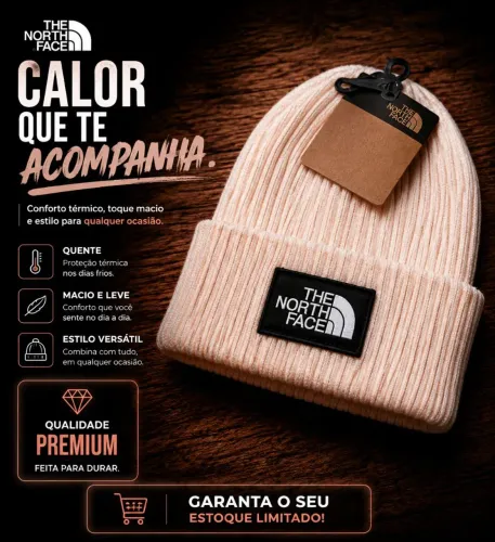 Touca the north face off white