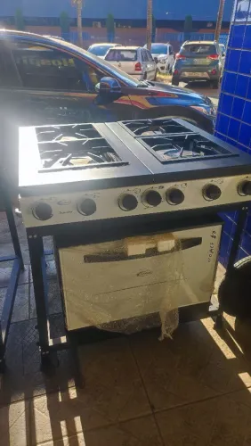 Fogão Venâncio De 4 Bocas Forno Linha<br><br>Bravo Baixa Pressão