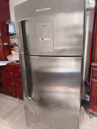 Geladeira Brastemp ative fros free duplex, versão aço inox