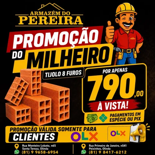 ? PROMOÇÃO DO MILHEIRO NO ARMAZÉM DO PEREIRA! ?