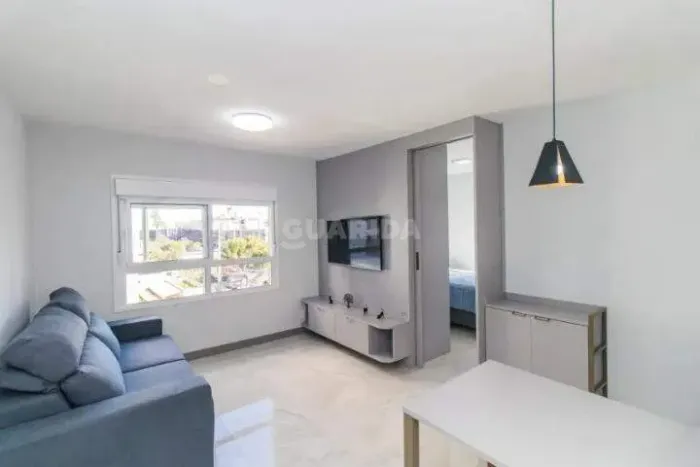 Apartamento mobiliado de 1 dormitório e 1 vaga pronto para morar!