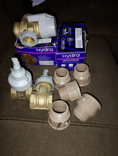 2 válvula descarga hydra 11/2 2 registro de gaveta deca11/2 5 adaptador soldável 50 11/2