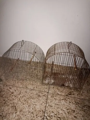 Duas gaiola de ferro 120.00