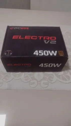 Fonte PCYes Electro V2 450w 80 Plus Bronze