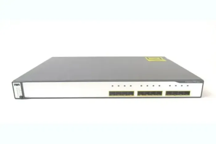 Switch Cisco Catalyst Ws C3750g 12S 12 portas Gigabit Ethernet Sfp