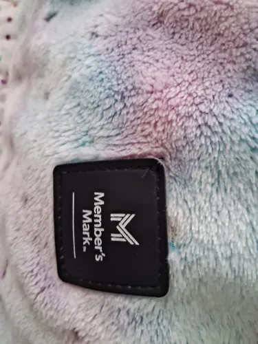 Cama Pet Member's Mark Luxo - Pelúcia Soft Tie-Dye Unicórnios (Com Almofada Removível)