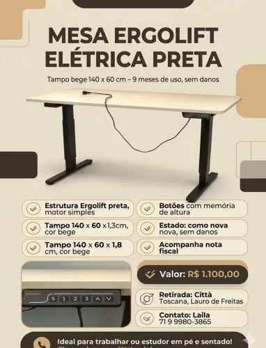 Mesa elétrica