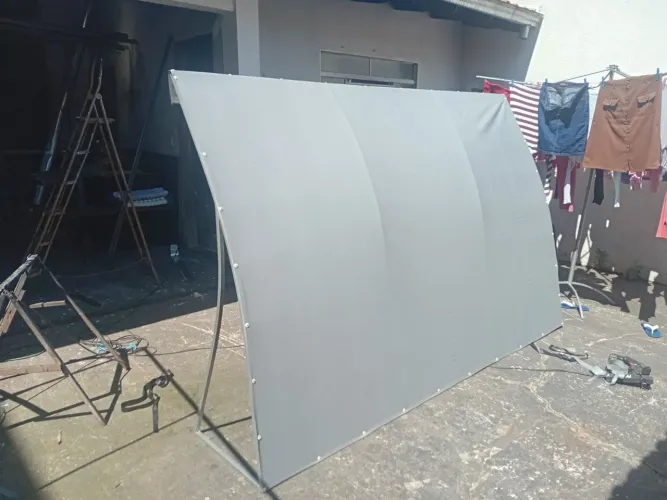 Toldo cinza 3 por 2 novinhos em uso