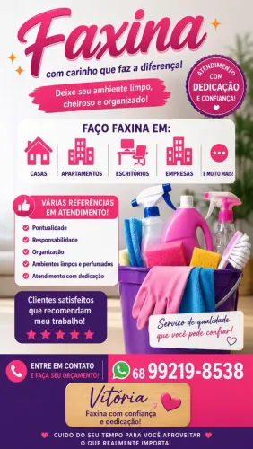 Faxina/ diarista