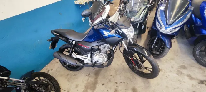 HONDA CG START 160 AZUL 2026 Shalon veículos Cariacica 
