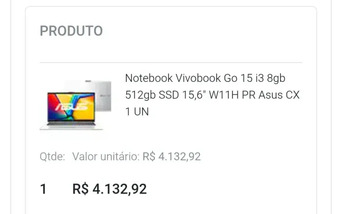 Vendo Notebook , Na caixa com nota fiscal