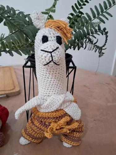 Lhama Juba em Amigurumi