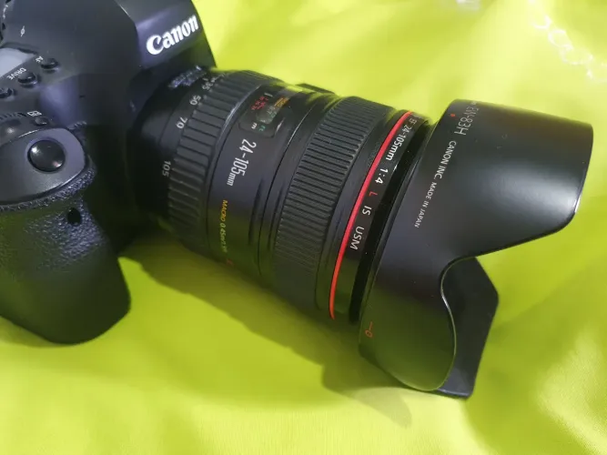 Lente canon EF 24-105mm somente a lente no anúncio