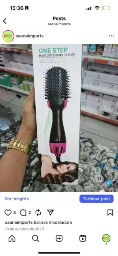 Escova secadora Semi nova usada mas pegando perfeitamente tem conversa no valor.