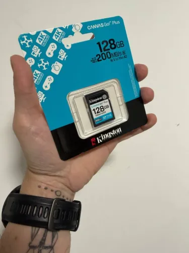 Cartão de Memória SD Kingston Canvas 128Gb V30 A2 - @LJCEletro
