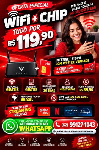 VELOCIDADE PARA SUA CASA