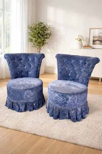 Poltronas de Veludo Elegante