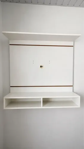 Painel de Tv em MDF branco