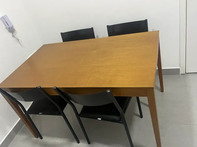 Conjunto de 4 cadeiras Tok Stok preto