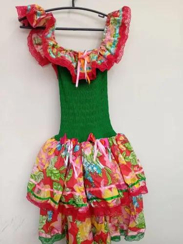 Vestido junino infantil