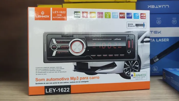 Som para Carro Rádio bluetooth pen drive 