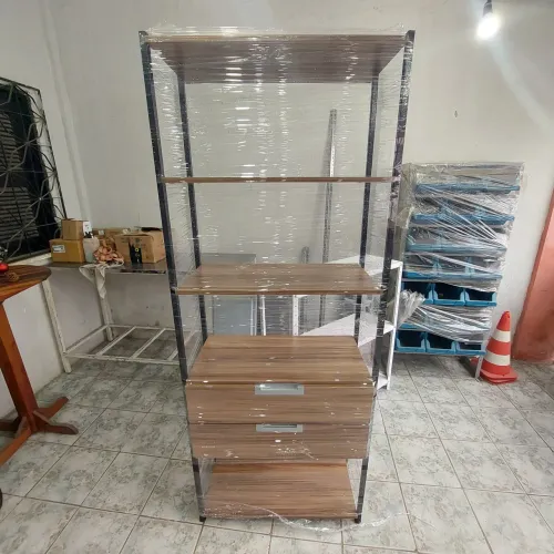 ESTANTE ELITE ESTILO INDUSTRIAL 