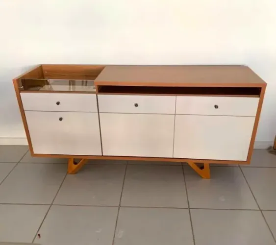 Buffet Bancada com Pés de Madeira Maciça (Novo) Entrega Grátis! 