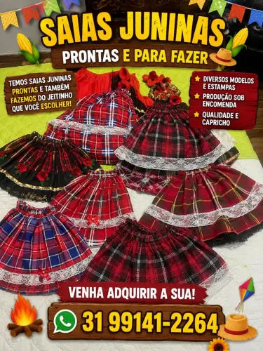 Saias juninas