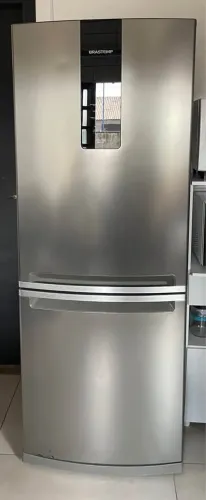 Geladeira Brastemp Frost Free Inverse 443L Inox BRE57AK