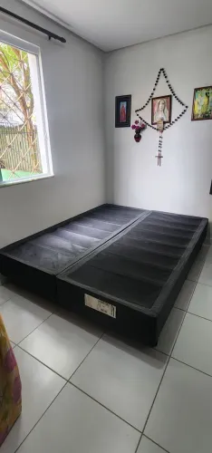 Base cama box casal