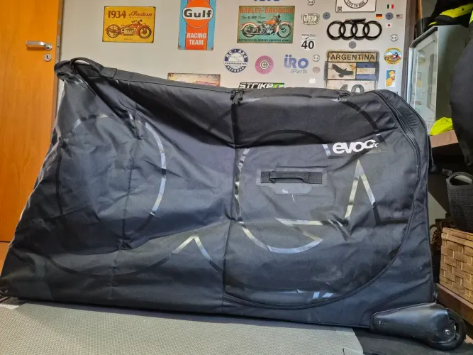 Evoc Bike Travel Bag PRO + Bike Stand - Mala de transporte de bicicleta + base em aliminio