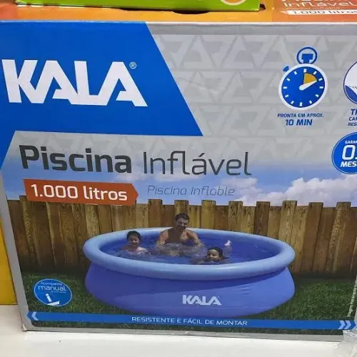 Piscina Inflável Kala 1.000 Litros - Diversão Refrescante para Toda a Família!