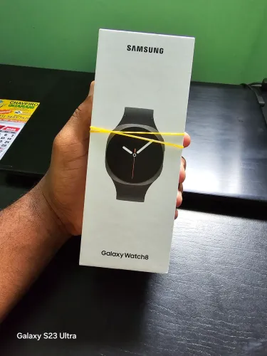 Galaxy watch 8 44mm novo c nota fiscal. Aceito celular ou relógio na troca.