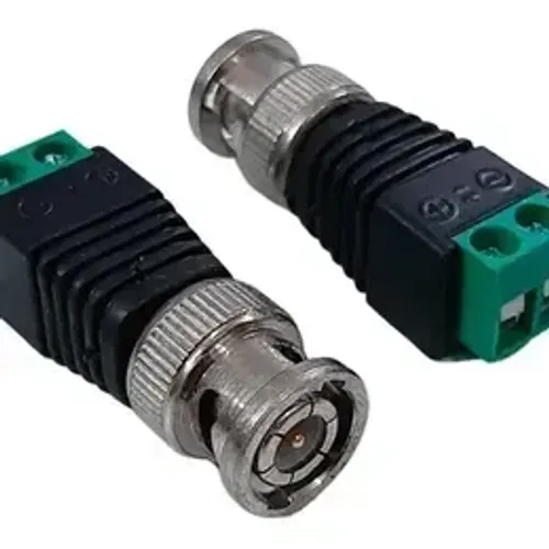 Conector Bnc Macho Borne Parafuso P/  Camera De Cftv    
