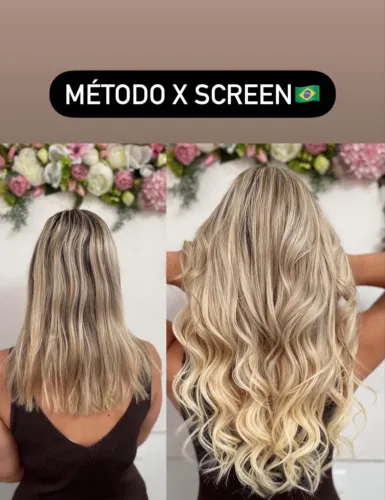 Mega Hair Colocação de até 2 telas X Screen