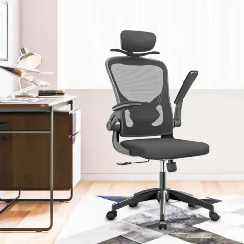 CADEIRA DE ESCRITÓRIO ERGONÔMICA PRESIDENCIAL COM CABIDEIRO MOOB DESIGN MODERNO