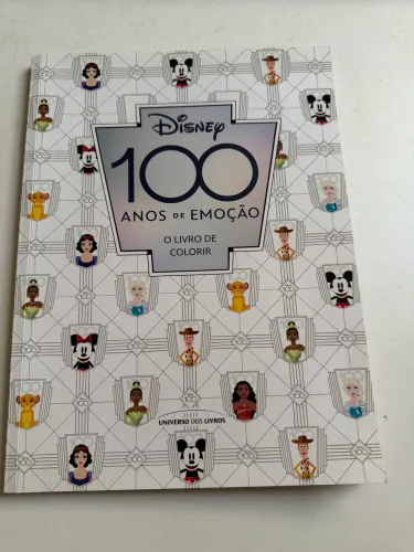 Livro de colorir 100 anos de emoção Disney