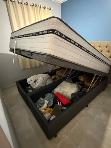 Cama box baú Queen