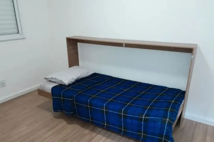 Cama + Escrivaninha 2 em 1 + Colchão solteiro