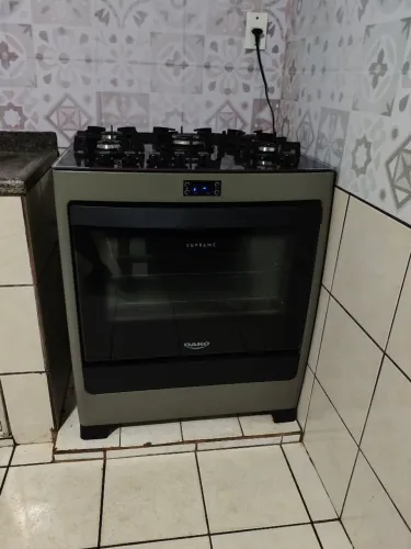 Fogão Dako Supreme 5 bocas - Mesa de vidro